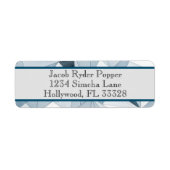 Étiquette Labels Triangle Blues (Devant)