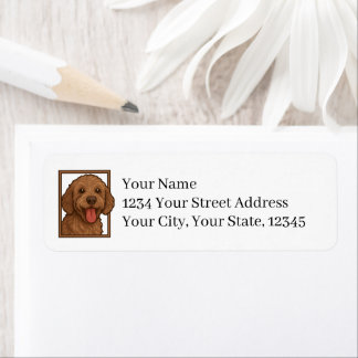 Étiquette Labradoodle Return Address Labels