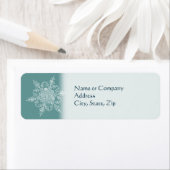 Étiquette Lac givré (En situation)