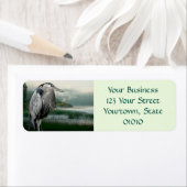 Étiquette Lac Heron (En situation)