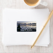 Étiquette Lac McDonald à Sunrise I (En situation)