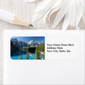 Étiquette Lac Moraine 3 (En situation)