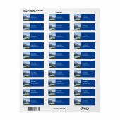 Étiquette Lac Peyto - Parc national Banff, Alberta, Canada (Feuille entière)