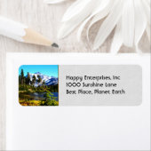 Étiquette Lac Reflection (En situation)