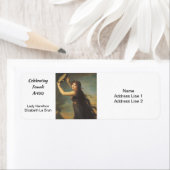 Étiquette Lady Hamilton par Elisabeth Vigee Le Brun (En situation)