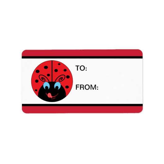 Étiquette Ladybug (Devant)