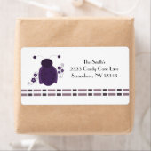 Étiquette Ladybug blanc (En situation)