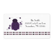 Étiquette Ladybug blanc (Devant)