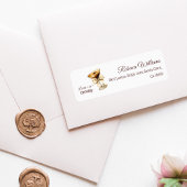 Étiquette L'amour brasse Bow Espresso Martini Fête des marié