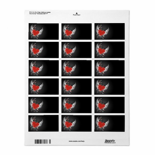 Étiquette L'Amour de l'Esprit (Feuille entière)