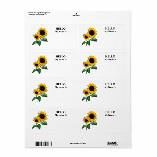 Étiquette L'Amour de maman (Feuille entière)