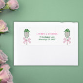 Étiquette L'amour est un match parfait Tennis Shower cadeau 