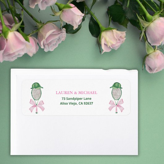 Étiquette L'amour est un retour de tennis de mariage parfait