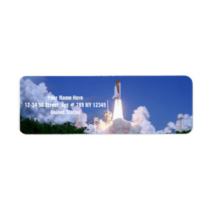 Étiquette Lancement de navette spatiale