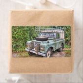 Étiquette Land Rover série III 109 (En situation)