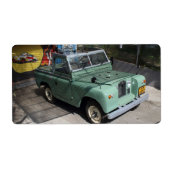 Étiquette Land Rover Series II SWB (Devant)