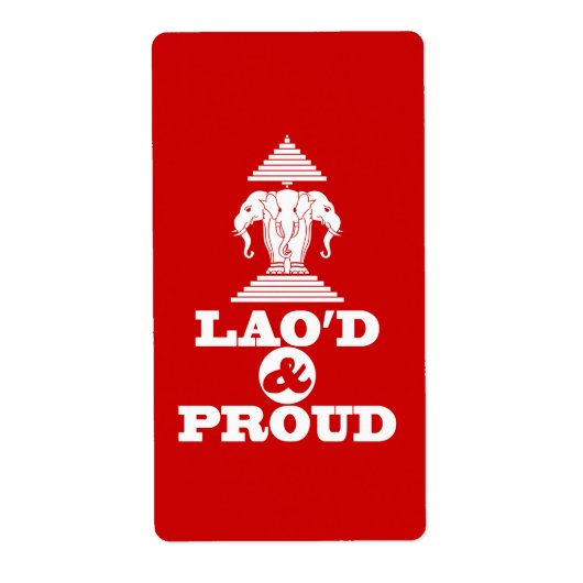 ÉTIQUETTE LAO'D ET FIER (Devant)