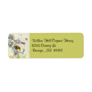 Étiquette L'apiculteur de l'apiculture d'abeilles de miel