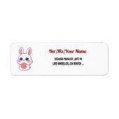 Étiquette Lapin Mignon (Devant)