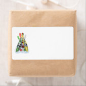 Étiquette L'arbre de Noël Kayak (En situation)