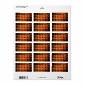 Étiquette L'art Abstrait au mur (Feuille entière)