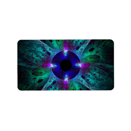 Étiquette L'art Abstrait des yeux (Devant)