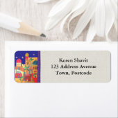 Étiquette L'Art Coloré De Jérusalem (En situation)