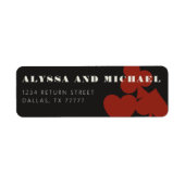 Étiquette Las Vegas Casino Faire-part de mariage Adresse de (Devant)