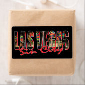 Étiquette Las Vegas Sin City (En situation)