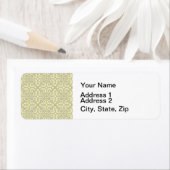 Étiquette Latis Motif géométrique (En situation)