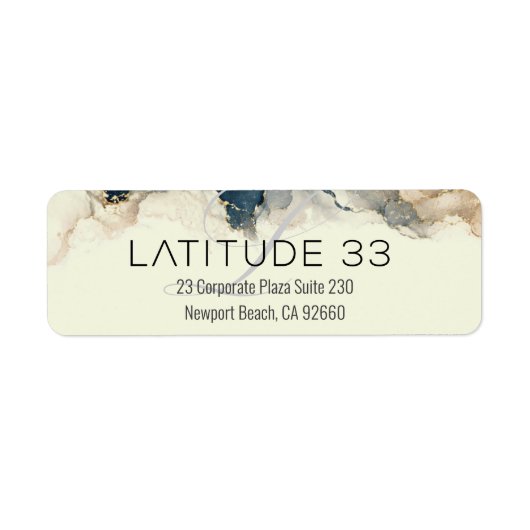 Étiquette Latitude 33 Immobilier (Devant)