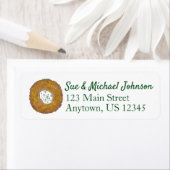 Étiquette Latke Potato Pancakes Cuisine juive Foin (En situation)