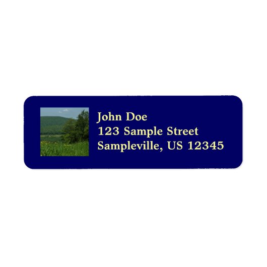 Étiquette Laurel Highlands Pennsylvania Summer Photography (Devant)