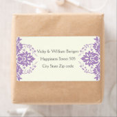 Étiquette Lave-Damas, gris, mariage d'ivoire (En situation)