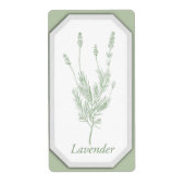 Étiquette Lavender Jar (Devant)