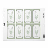 Étiquette Lavender Jar (Feuille entière)