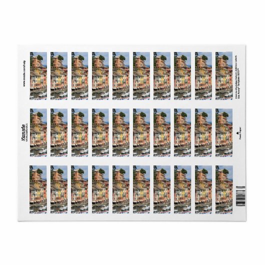 Étiquette ldp PORTOFINO - Best View.j (Feuille entière)