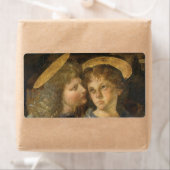 Étiquette Le baptême de Léonard de Vinci des anges du Christ (En situation)