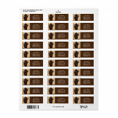 Étiquette Le Bison Majestueux - Un Symbole De Pouvoir Et De  (Feuille entière)