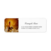 Étiquette Le bouddha (Devant)