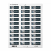 Étiquette Le cerf de Virginie à River (Feuille entière)