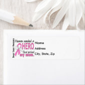 Étiquette Le Ciel Avait Besoin D'Un Héros Maman Cancer Du Se (En situation)