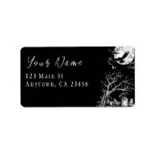 Étiquette Le cimetière Nevermore (Devant)