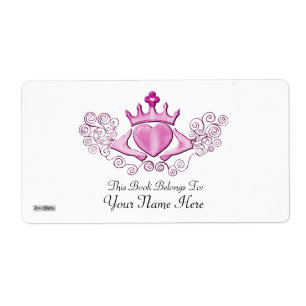 Étiquette Le Claddagh (rose)