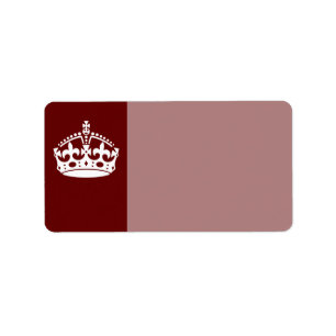 Étiquette Le classique gardent la couronne calme sur le