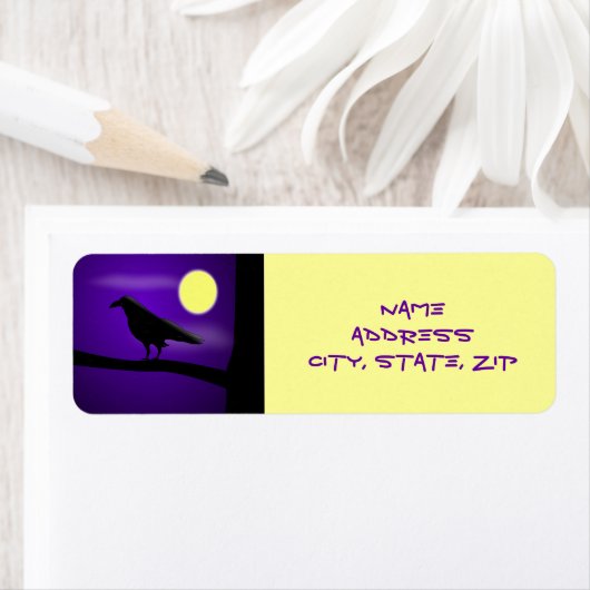 Étiquette Le Corbeau - (En situation)