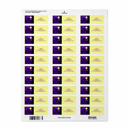 Étiquette Le Corbeau - (Feuille entière)