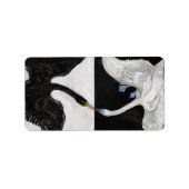 Étiquette Le cygne, no 1 de Hilma af Klint (Devant)