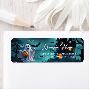 Étiquette Le design enchanteur d'Halloween se transmet.