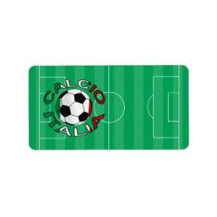 Étiquette Le football de l'Italie Calcio Italie